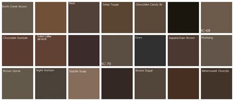 Dark Brown Paint Colors Designers Favorite Brands Colo Flickr