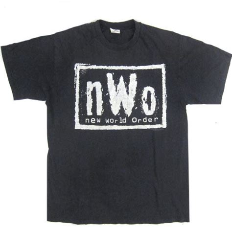 Vintage Nwo New World Order T Shirt 90s Wrestling Attitude Era For