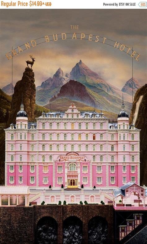 The Grand Budapest Hotel Print By Josephwallart On Etsy 영화 포스터 호텔