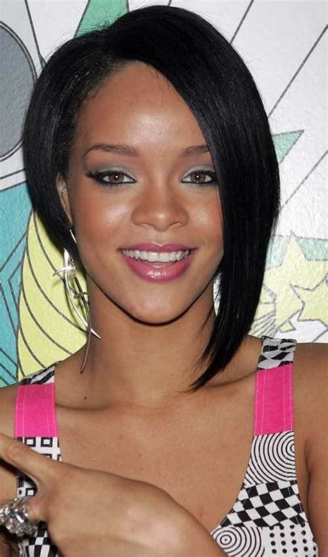 10 Rihanna Bob Hairstyles Crazyforus Asymmetrical Bob Haircuts Bob