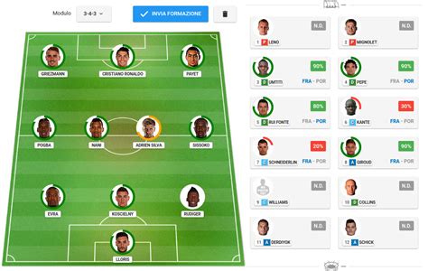 Iscrivetevi al mio canale e a quello di p4ul e lollo. Probabili Formazioni in Tempo Reale | Fantacalcio Online