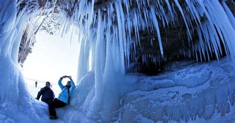 Lake Superior Ice Caves Stun Visitors