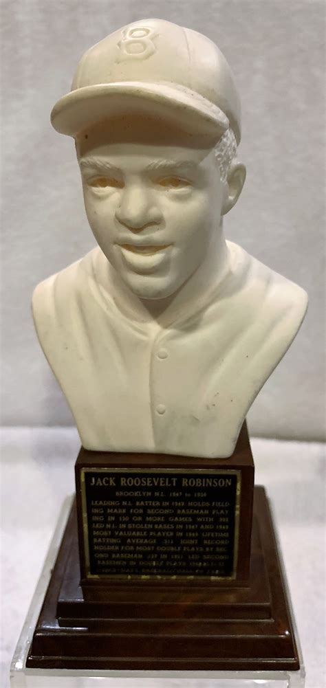Lot Detail 1963 Jackie Robinson Hall Of Fame Bust
