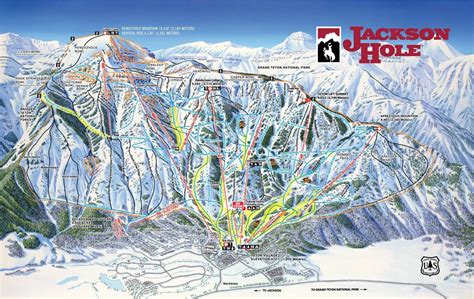 Jackson Hole Ski Resort Guide Location Map And Jackson Hole Ski Holiday