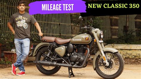 New Royal Enfield Classic 350 Mileage Test Signals Edition Youtube