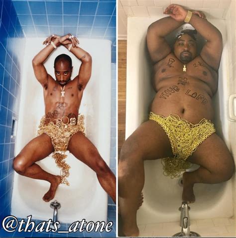 Latest Updates Hit Or Miss Guy Recreates Tupac S Half Naked Bathtub Pose