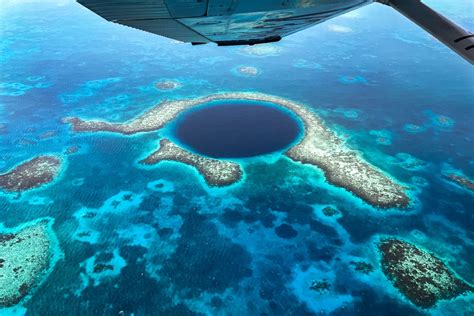 Great Blue Hole Belize Scenic Flight Tour And Photos