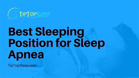 Best Sleeping Position For Sleep Apnea