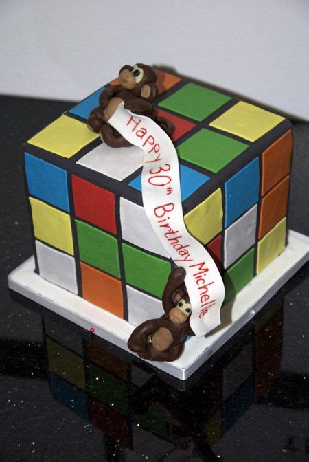 Rubiks Cube Cake 80s Birthday Parties Pool Birthday Birthday Party