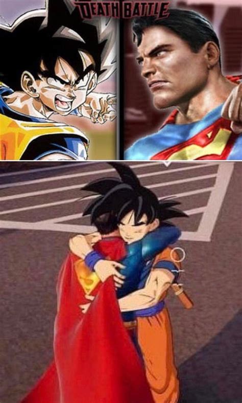 The Real Ending Of Goku Vs Superman Goku Vs Superman Know Your Meme