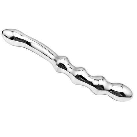 Double Ended Stainless Steel Freeze G Spot Prostate Massage Pure Metal