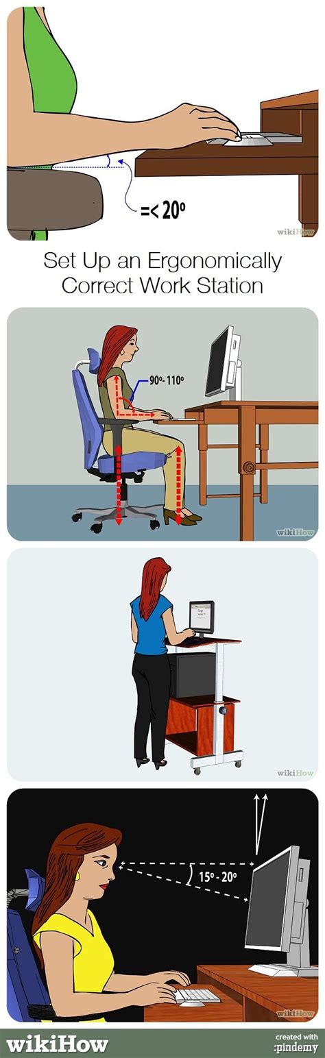 They can go ahead and move their position naturally while. Set Up an Ergonomically Correct Workstation | Office ...