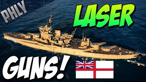Most Accurate Guns In The Game Warspite Laser Gun World Of Warships