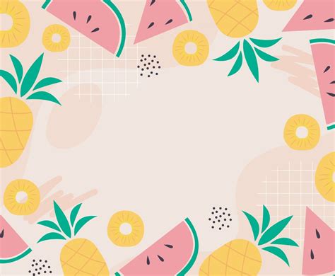 Summer Fruits Background Freevectors