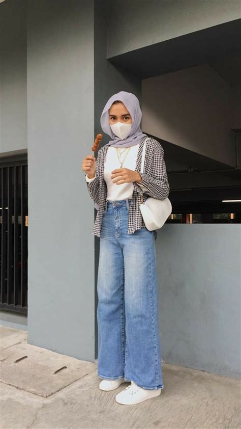 Ootd Casual Hijab Style Di 2021 Pakaian Fashion Pakaian Swag Gaya