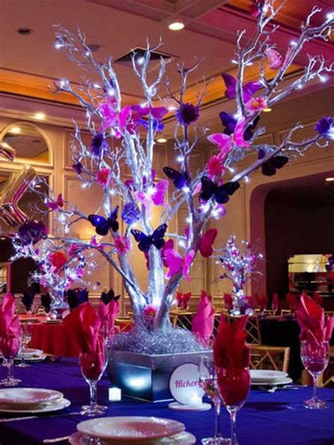 fairytale butterfly centerpieces quinceanera decorations quince decorations