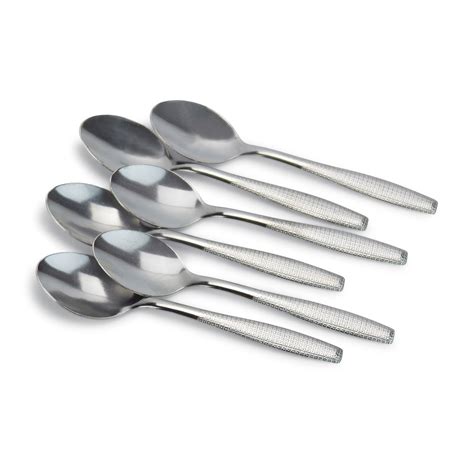 Hillhouse Teaspoons Cutlery Stainless Steel Silver 6 Piece