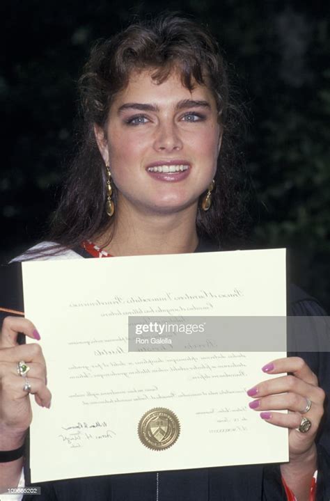 Brooke Shields During Brooke Shields Graduation At Princeton