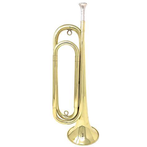 Us Regulation Bugle High Polished Lacquer Brass Reverb
