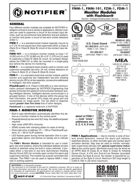 Notifier Fmm 1 Flashscan Manual Pdf Download Manualslib