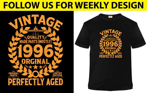 Vintage Limited Edition 1996 Graphic By Merch Market · Creative Fabrica