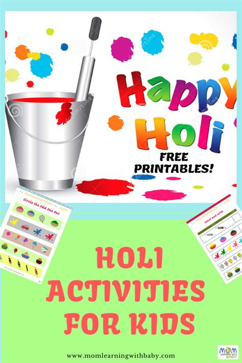 Holi Activities For Kids Free Printables Holi Activities For Kids