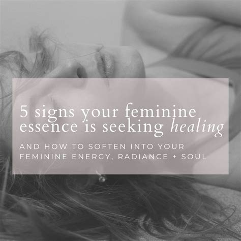 5 signs of blocked feminine energy and how to soften back into your