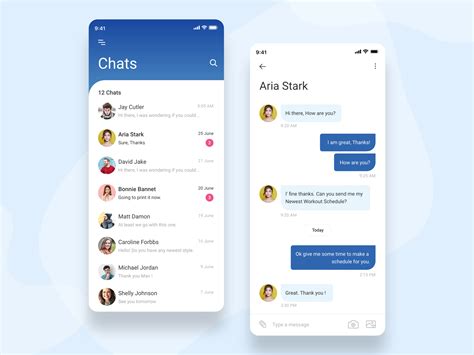 Chat Screen By Nishan Singh On Dribbble