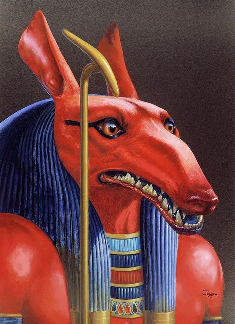 Egyptian God Seth Set Or Seth Is A God Of Chaos Egyptian Deity Egyptian Gods Ancient