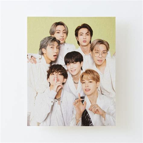 bts mounted print by shiningmoonie in 2022 bts poster print