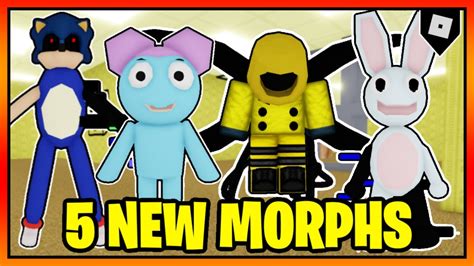 How To Get All 5 New Morphs In Escape Backrooms Roblox Youtube