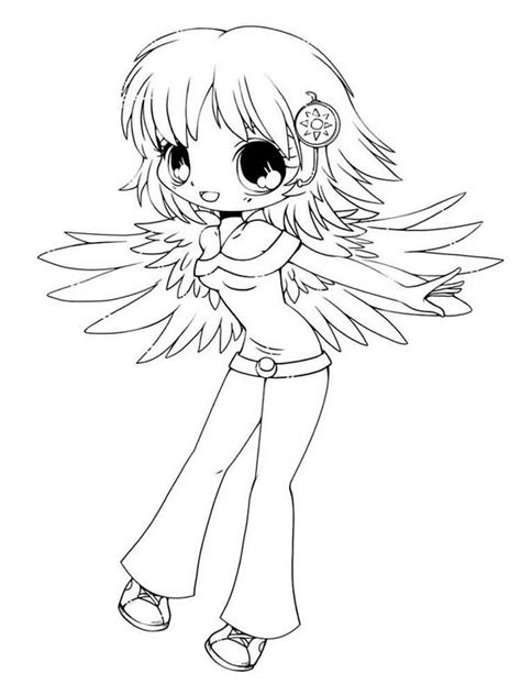 chibi coloring pages  printable chibi coloring pages