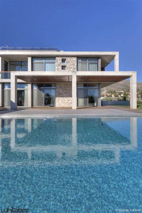 Stone House In Anavissos By Whitebox Architects With Images