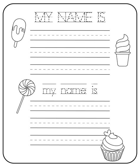 6 Best Images Of My Name Tracing Printable Worksheets Write Your Name