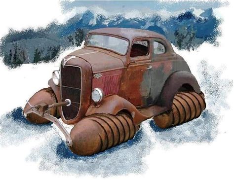 19361929 Fordfordson Snow Machine Coe Coupe Tartyfulldodger