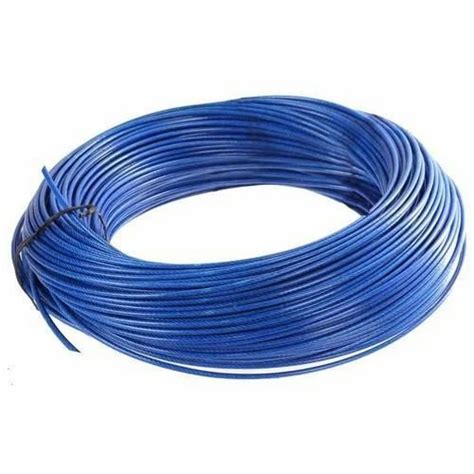Blue Fibre Pvc Coated Wire Rope At Rs 25meter In Coimbatore Id