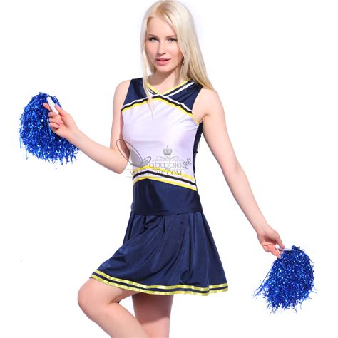 Custom Print School Team Cheerleader Cheerleading Uniform Costume Fancy