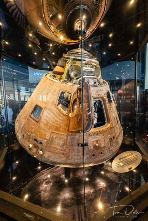 Apollo 16 Command Module On Display At The Davidson Center For Space