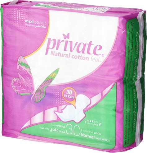 private maxi pocket sanitary pads normal 180 pads pink buy online at best price in ksa souq