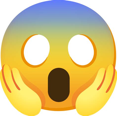 Face Screaming In Fear Emoji Download For Free Iconduck