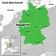 Karte Bad Honnef von ortslagekarte - Landkarte für Deutschland