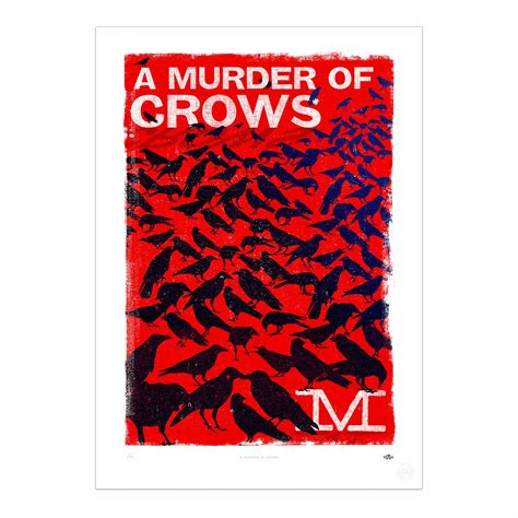 A Murder Of Crows Print Minalima