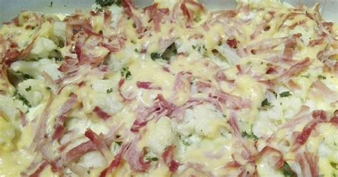 Probiert mal die kombination von käse schinken und blumenkohl aus. Rezepte sammlung2020: Blumenkohl mit Schinken und Käse ...