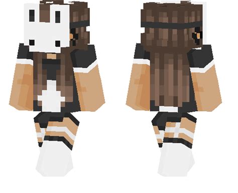 Girl With Rabbit Mask Minecraft Pe Skins