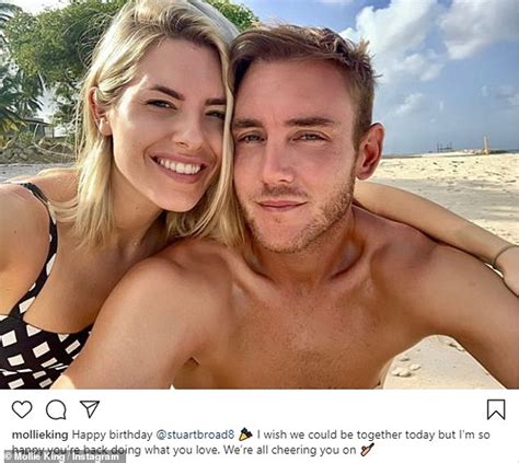 Mollie king doesn't mind putting fiancé stuart broad in a spin — by warning him she hopes for enough kids to start their own cricket team. Mollie King shares photo with Stuart Broad on his birthday ...