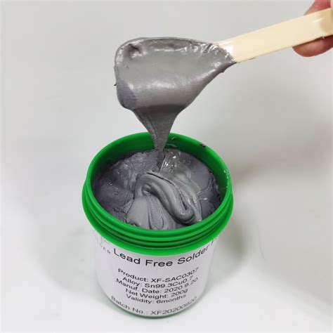 Xf Lead Free Tin Lead Liquid Paste Solder For Stm Smd Bga Pcb Reballing