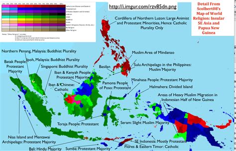 Religion In Insular South East Asia And Papua New Guinea 2066 X 1322