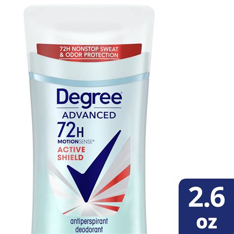 degree advanced antiperspirant deodorant 72 hour sweat and odor protection active shield deodorant