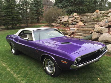 1970 Dodge Challenger Rt Convertible Fc7 Plum Crazy Numbers Matching