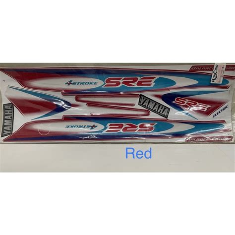 Yamaha Sre Body Sticker Shopee Malaysia